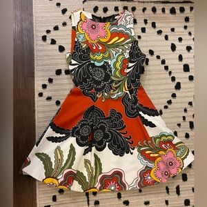 Alice & Olivia embossed mini dress